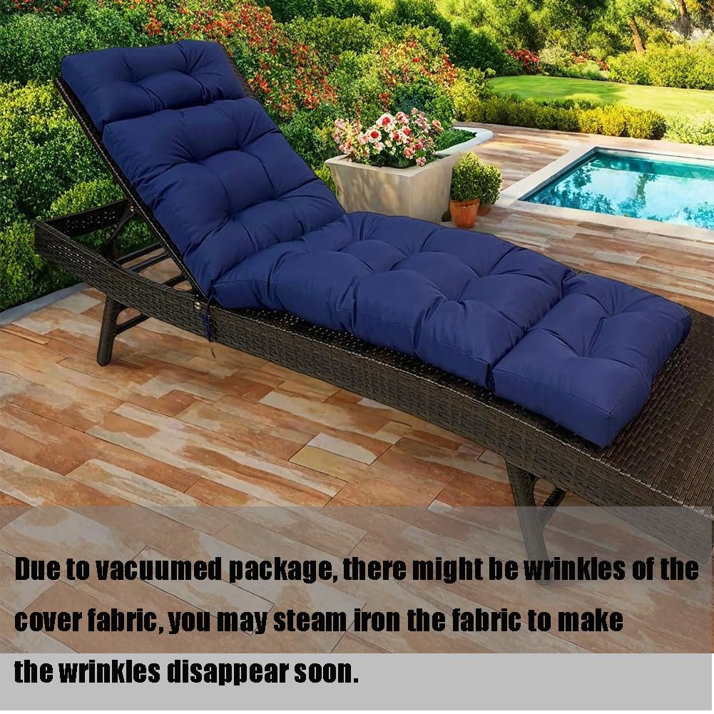 Memory Foam Outdoor Chaise Pad Memory Foam Outdoor Chaise Cushion