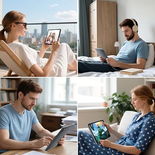 Miniatura 7 de VASOUN Tablet Android 15 de 10.1" con pantalla HD IPS, 8GB RAM (3+5GB extendida) 32GB, pantalla táctil de 6000mAh con batería de 8H, WiFi 6, BT 5.0