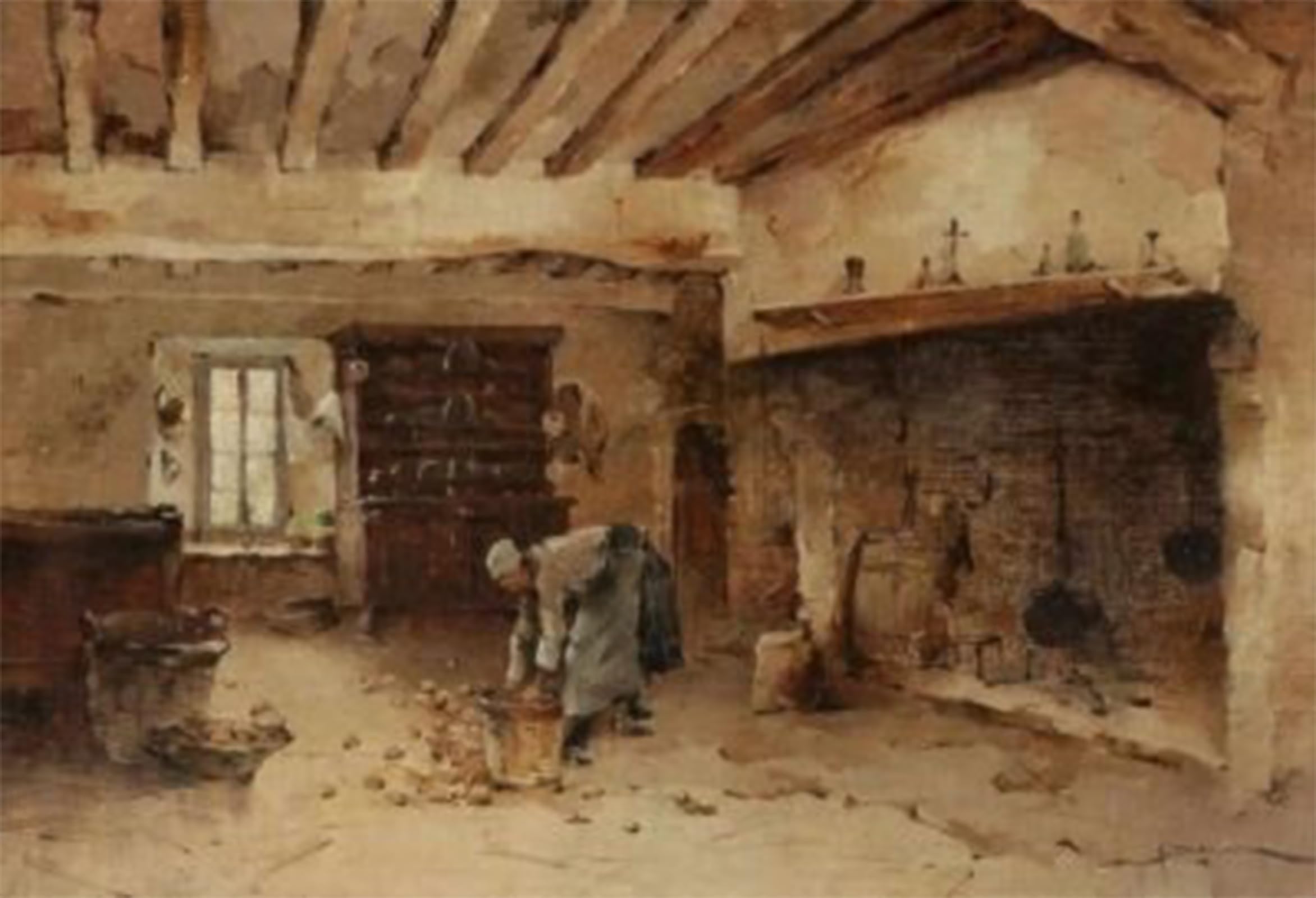 ARTXLXXBN Famous Painting Art Wall Decor Abstract Art Picture Interieur Henri-Gaston Darien Animal Pictures for Home Decor 60x90cm