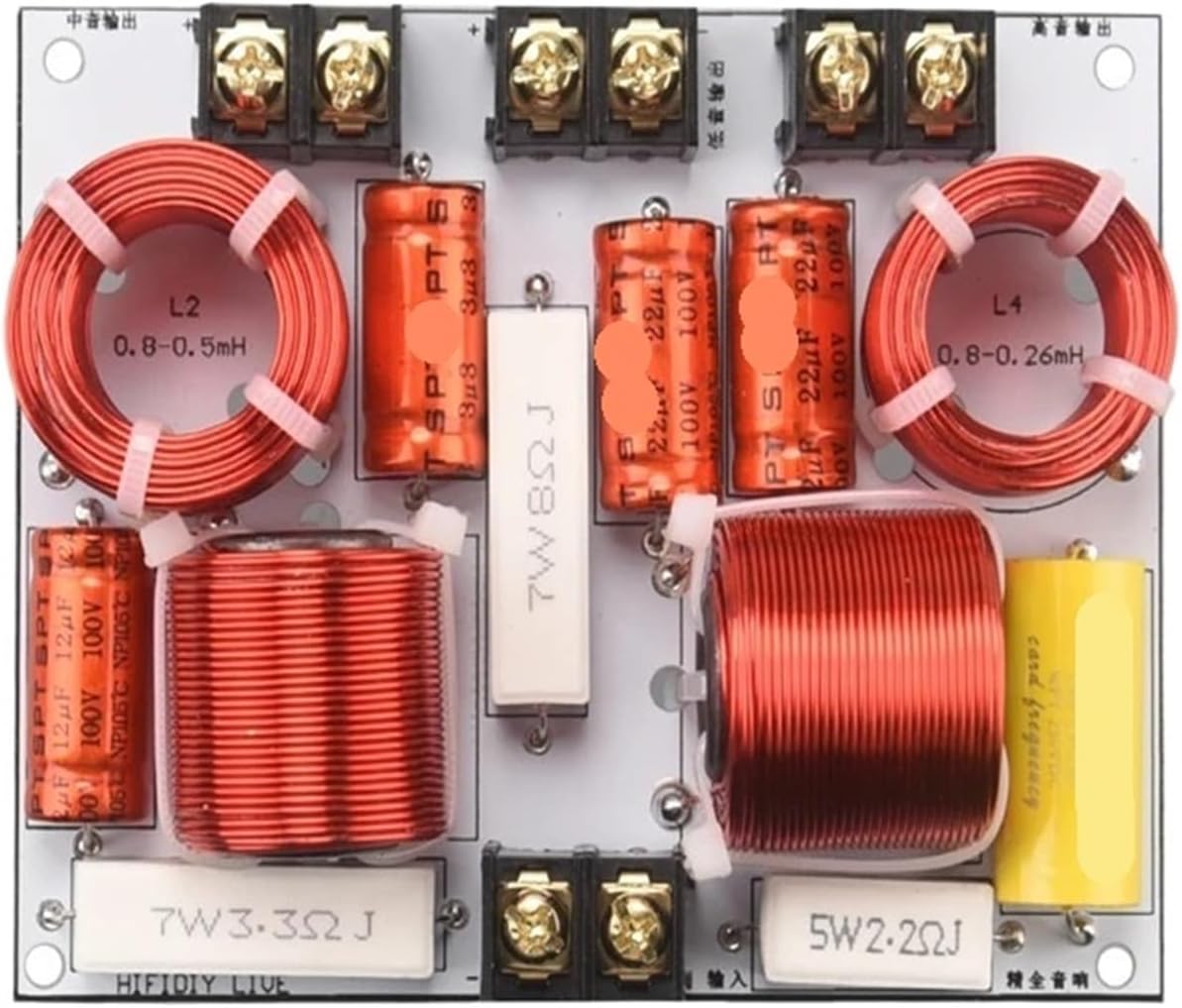 2WAY 3 Way 3 Speaker Unit (Tweeter + mid +bass) Speakers Frequency Divider Crossover Filters Q2C Q3B Q4 Q6(3way Crossover Q3B-2)