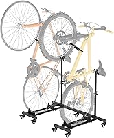 Vista 10 de Soporte vertical para bicicleta, soporte de bicicleta independiente para garaje, soporte vertical para bicicleta, soporte para bicicleta
