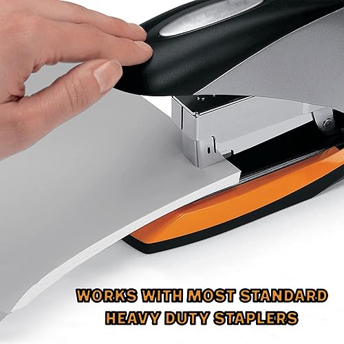 Vista 16 de Paquete de 2 grapas estándar, grapas estándar de punta de cincel resistentes para grapadora, paquete de 10,000 unidades, 1/4 de pulgada, grapado sin