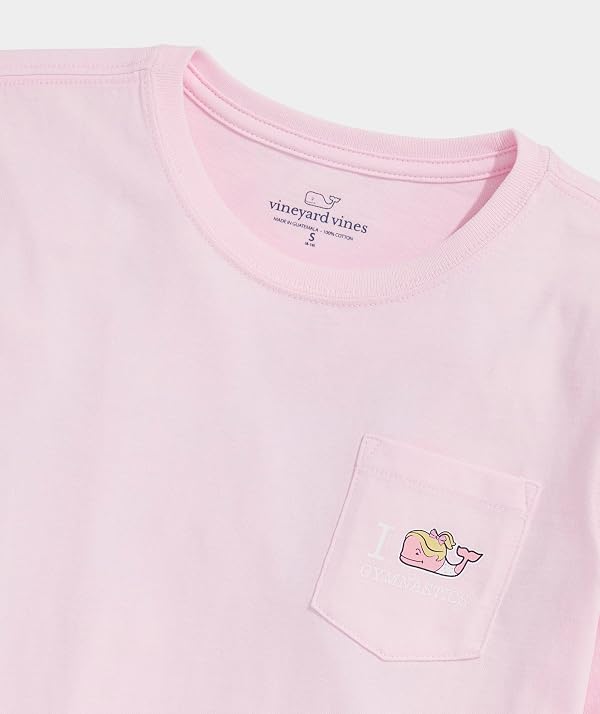 vineyard vines Girls' I Whale Gymnastics Long-Sleeve Pocket Tee, Pink Drink, M by vineyard vines - Image 3