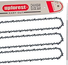 14 Inch Chainsaw Guide Bar & Chain Combo 3/8" LP Pitch .043" Gauge 52 Drive Links Fits Makita XCU03, Worx WG384, Milwaukee M18(2727-20), Kobalt, Ryobi - 49162749, (AF14452BQ1L)