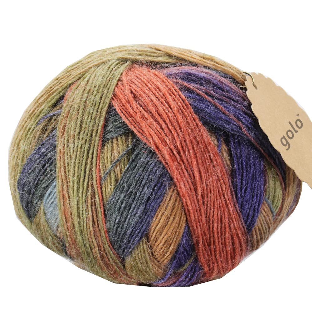 golo MQ Colorful Ball Wool Yarn for Hand Weaving