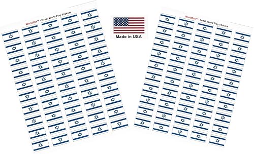 100 banderas internacionales o especialidades de 1.5 x 1 pulgada autoadhesivas para álbumes de recortes, dos hojas de 50, 100 banderas adhesivas de