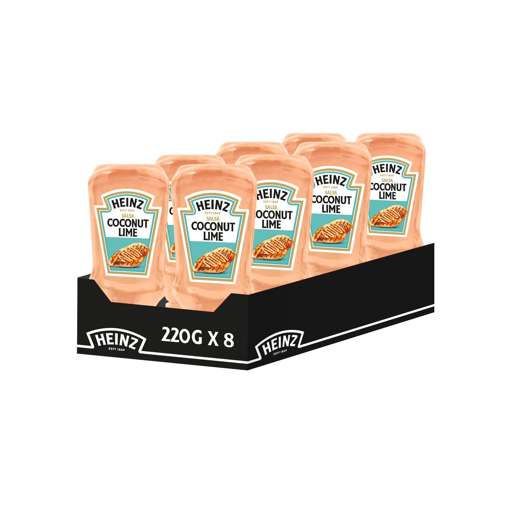 Heinz 76018791 Salsa Coconut Lime, 8 x 220 gr