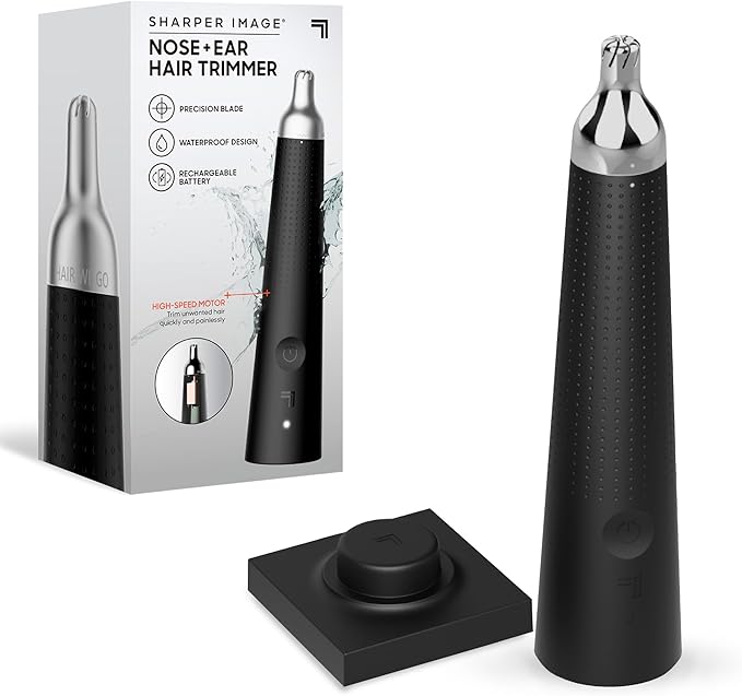 Sharper Image® Cordless Nose + Ear Trimmer, Painless Wet