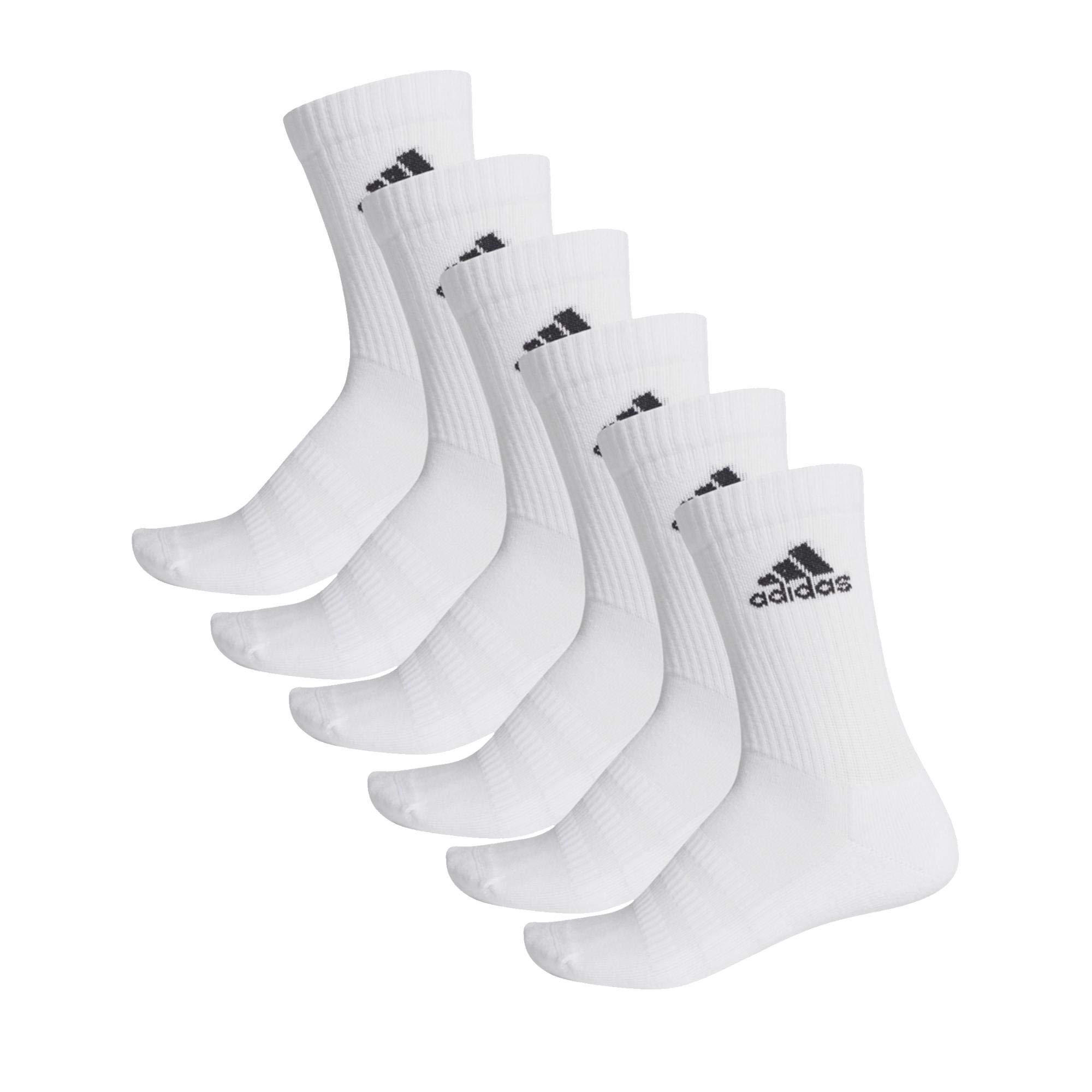 adidas Unisex niños Cushioned Sportswear Crew Socks 6 Pairs