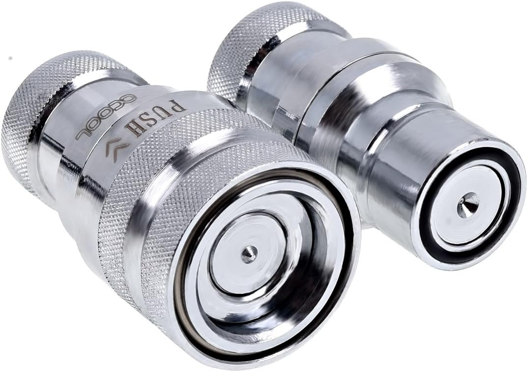 Alphacool Eiszapfen Quick Release Connector Kit G1/4 Inner Thread - Chrome (17281)