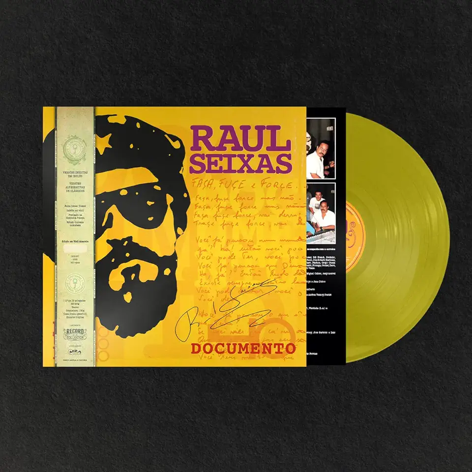 Disco De Vinil Novo - Raul Seixas - Documento Lp 180 G Colorido