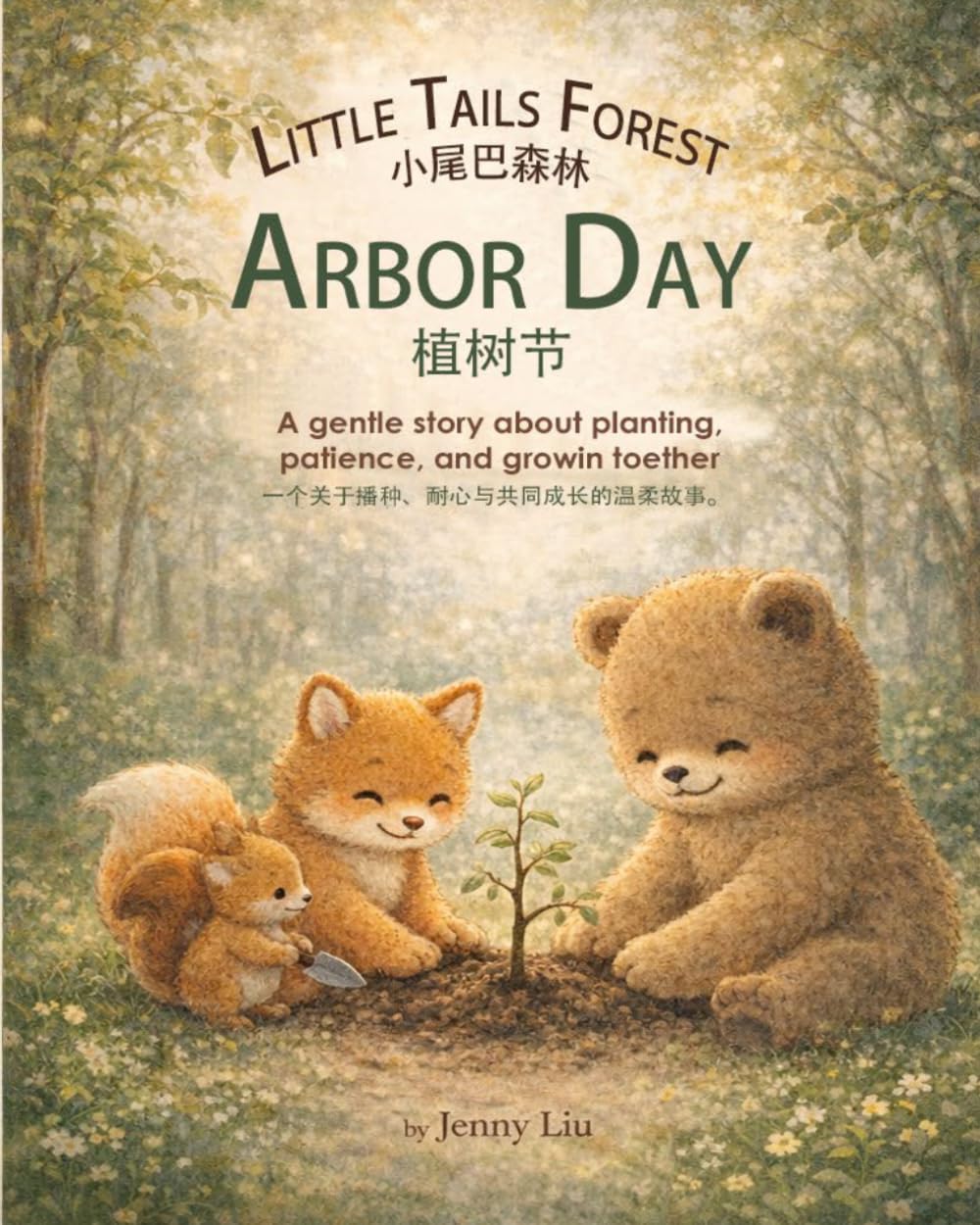 Little Tails Forest — Arbor Day 小尾巴森林：植树节: A Gentle Story About Planting, Patience, and Growing Together 小尾巴森林：植树节 一个关于种植、耐心与共同成长的温暖故事