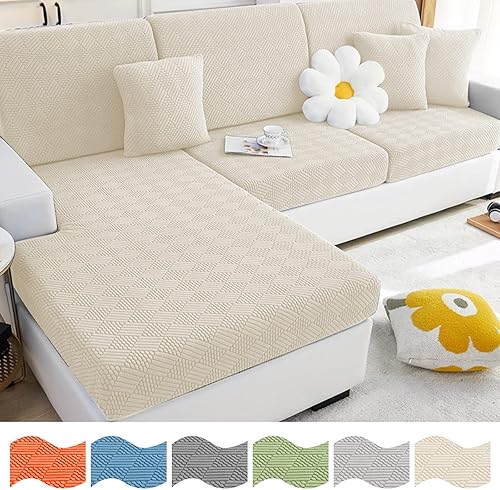 Miniatura 1 de Juego de 6 fundas universales para sofá mágico  Fundas de sofá para sofá de 3 cojines con diván