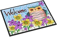 Vista 310 de Caroline's Treasures PJC1117JMAT - Felpudo para puerta delantera de 24 x 36 pulgadas, tapete antideslizante lavable de pelo bajo, 24 x 36 pulgadas