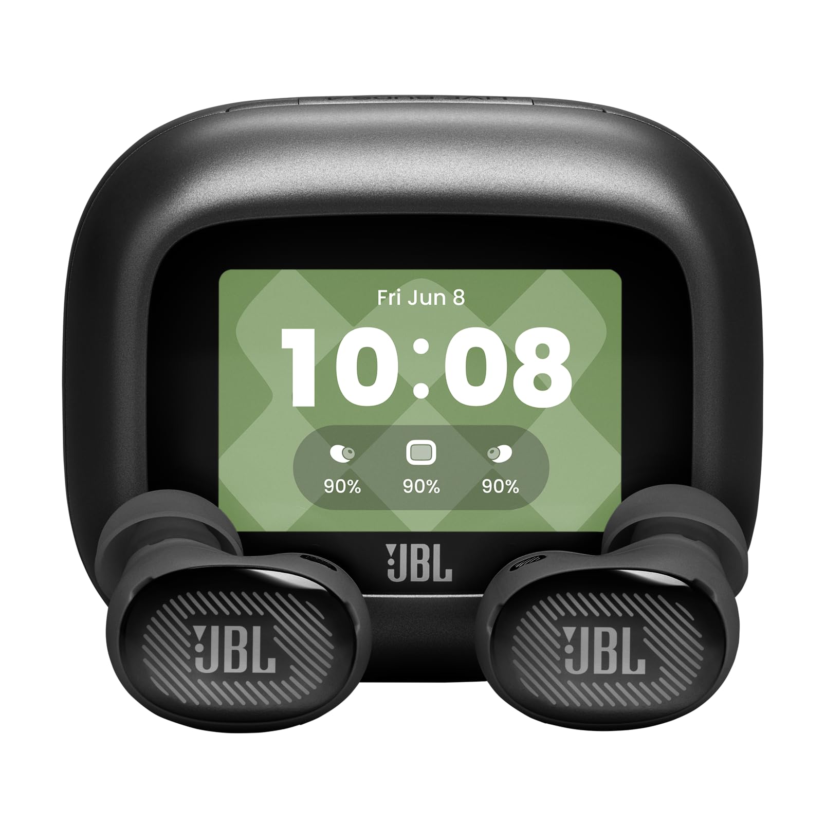 JBL Live Buds 4, Kabellose Noise-Cancelling-Ohrhörer, Schwarz
