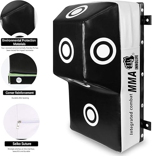 Miniatura 6 de INNOLIFE Montaje en pared de boxeo de corte superior MMA entrenamiento de punzonado tamaño del objetivo SL