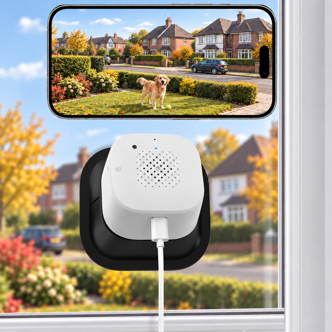 2K 3MP Safeview Window Camera for Home Security, 2.4/5G WiFi Indoor Camera