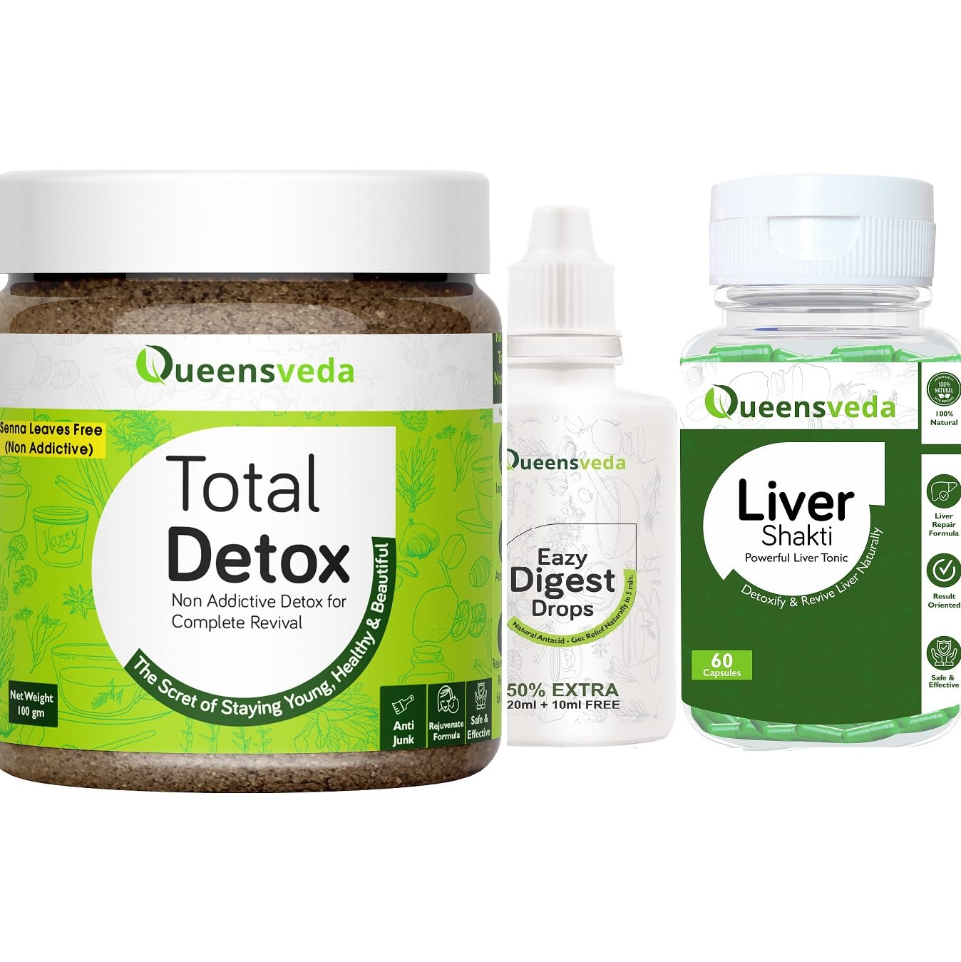 See full amazon price history chart for Queensveda All-in-One Constipation & Indigestion Kit – The Powerful combination of 3 Ayurveda Products for help in Constipation, Indigestion, Gastric, Acidity Queensveda All-in-One Constipation & Indigestion Kit – The Powerful combination of 3 Ayurveda Products for help in Constipation, Indigestion, Gastric, Acidity (B0D3HLYX76) Amazon Price History, Amazon Price Tracker