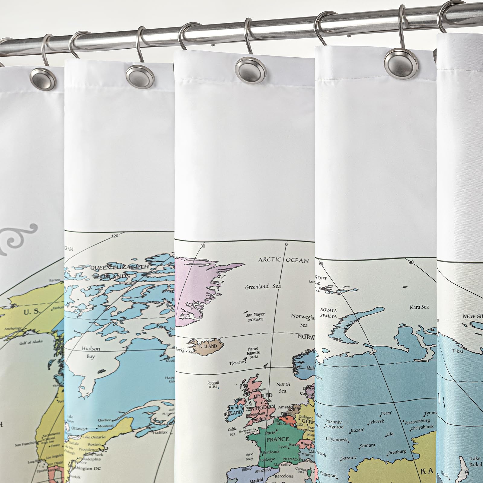 Amazon.com: Sunlit New! Extra Long Map of The World with Detailed