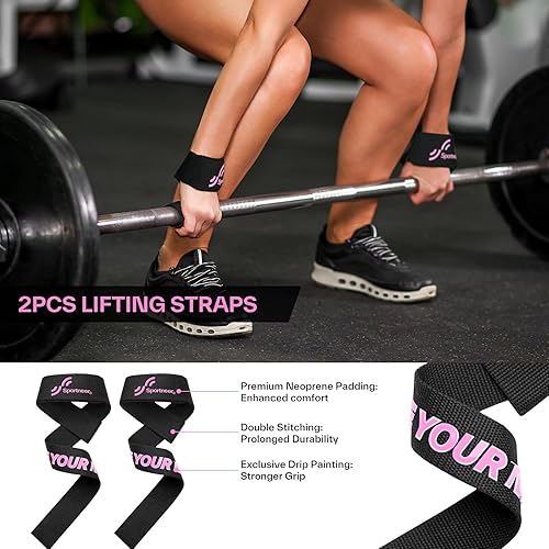 Miniatura 6 de Sportneer Juego de almohadillas para mancuernas: 10 almohadillas para sentadillas para empujes de cadera, estocadas, día de piernas, barras