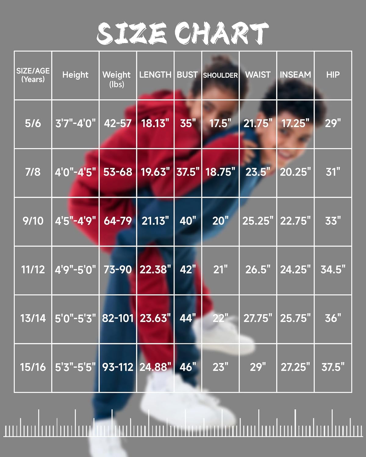 MERIDIANO Boys Sweatsuit 2 Piece Outfits Cozy Athletic Tracksuit Set Pullover Hoodie and Jogger Pants Kids Clothes Size 5-16 - Image 7