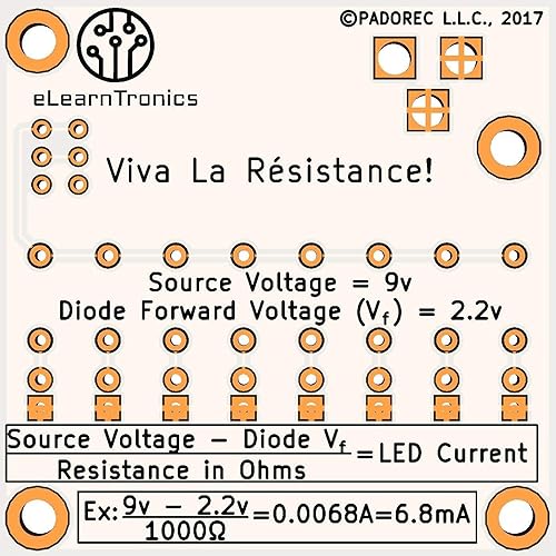 Miniatura 7 de Aprender a soldar | Tablero de aprendizaje electrónico: resistencia | Kit STEM | Practica la soldadura y aprende electrónica