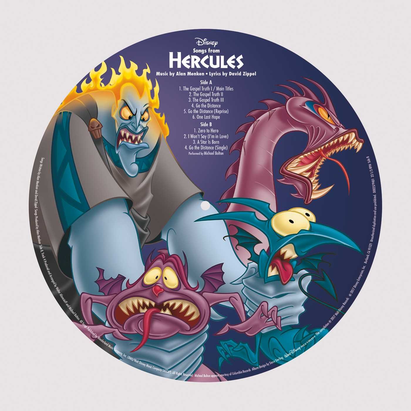 Songs from Hercules - Picture Disc