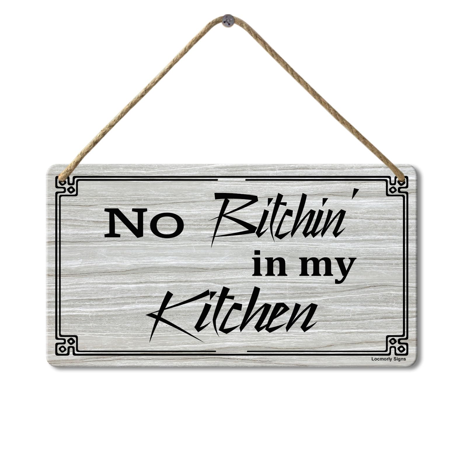 Funny Kitchen Signs the Dishes Wooden Sign Rustic Plaque Wall Decor For Home Kitchen, 8x12 Inch