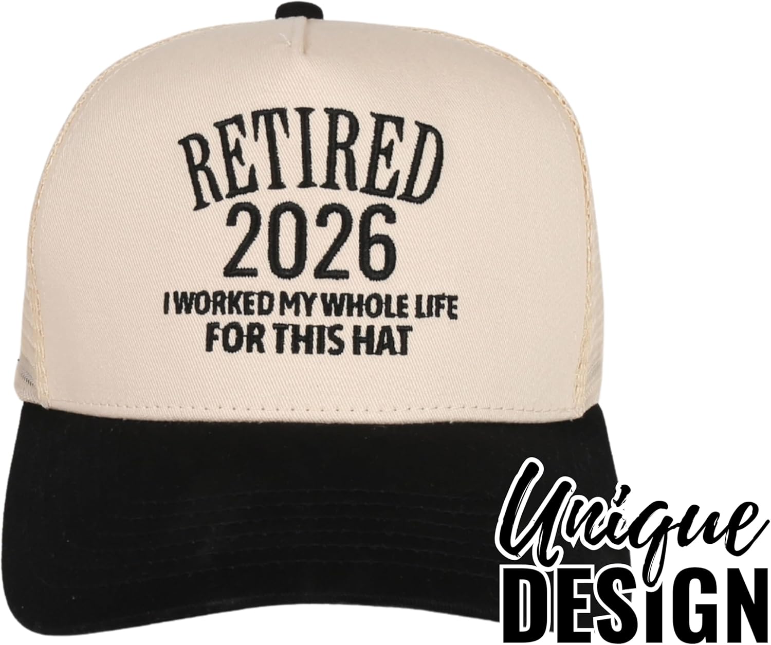 InnoBeta Retirement Gifts Cap for Men and Women, Adjustable Embroidered Hat Gifts for Birthday, Christmas - Retired 2026 Blk - Image 7