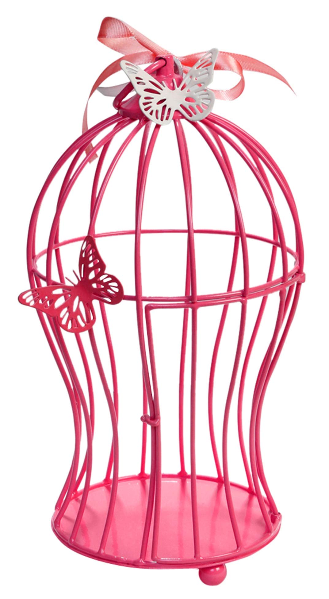 ELAN Decorative Bird Cage, Balcony Planter Cage, Tealight Candle Holder Cage, EXPRESSION CAGE -PINK (B07X1KZF6D) Amazon Price History, Amazon Price Tracker