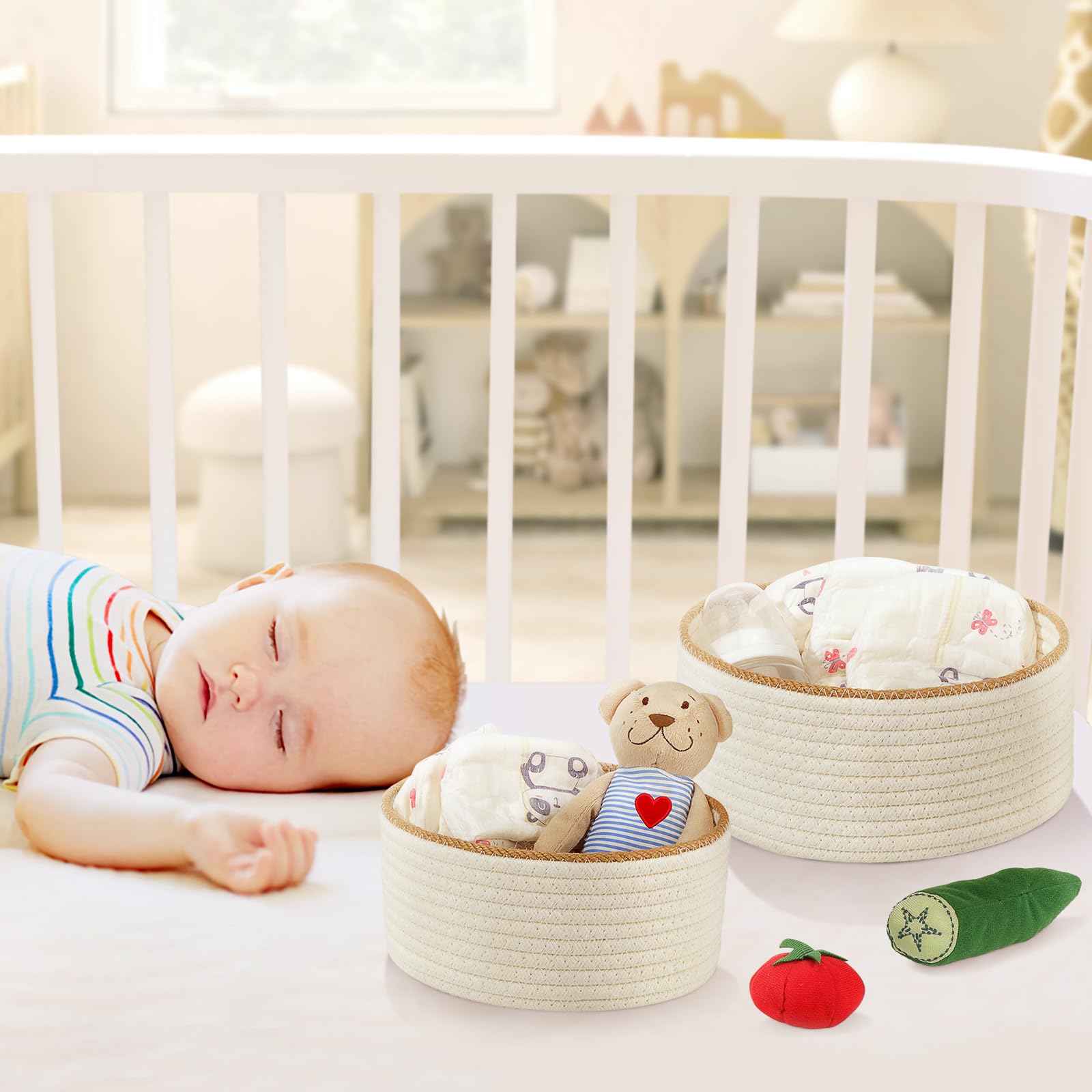 Relaxdays 3 Paniers De Rangement, 2 Tailles Différentes, Pour L’armoire