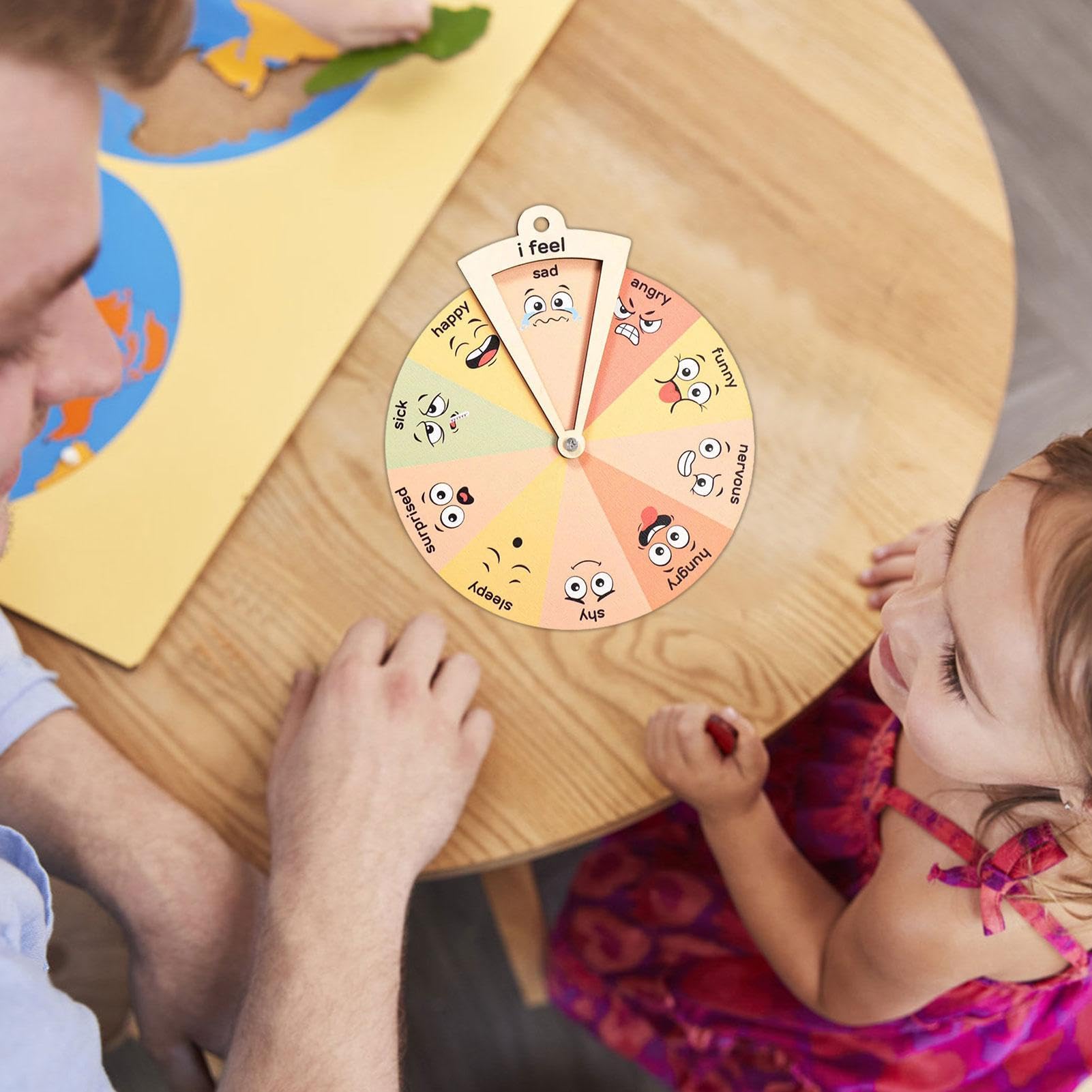 Rad der Emotionen – Gefühlsrad aus | Bild der Emotionen Spielzeug Rad der Emotionen, Rad der Gefühle, Farbrad für psychische Gesundheit, Zubehör