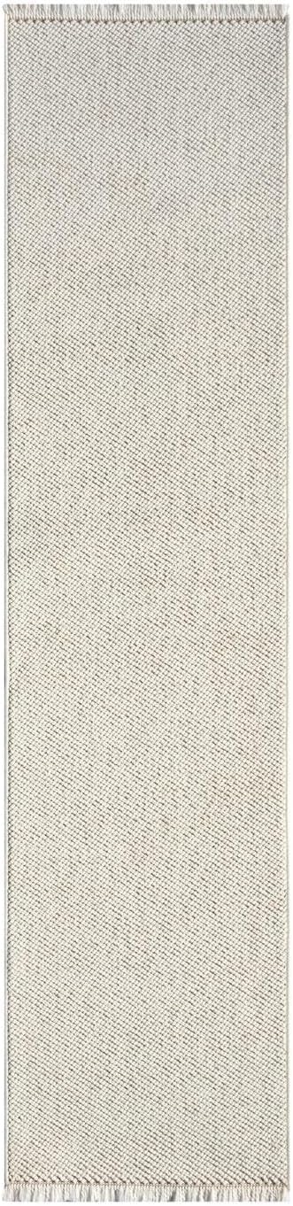LUXE WEAVERS Stella Collection 246 Cream 2x8 Modern Abstract Area Rug