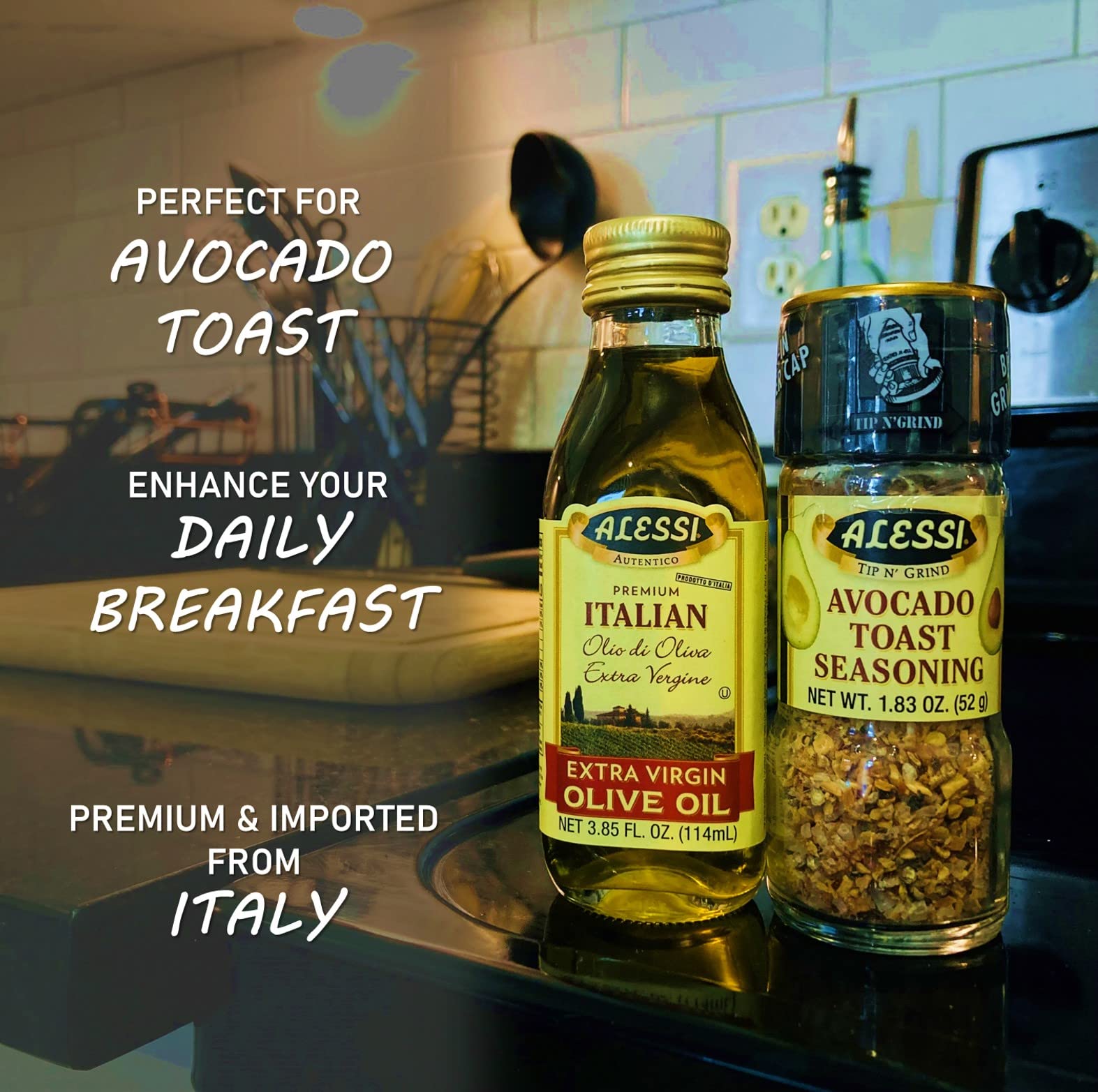 Amazon.com : Alessi Extra Virgin Olive Oil and Avocado Toast