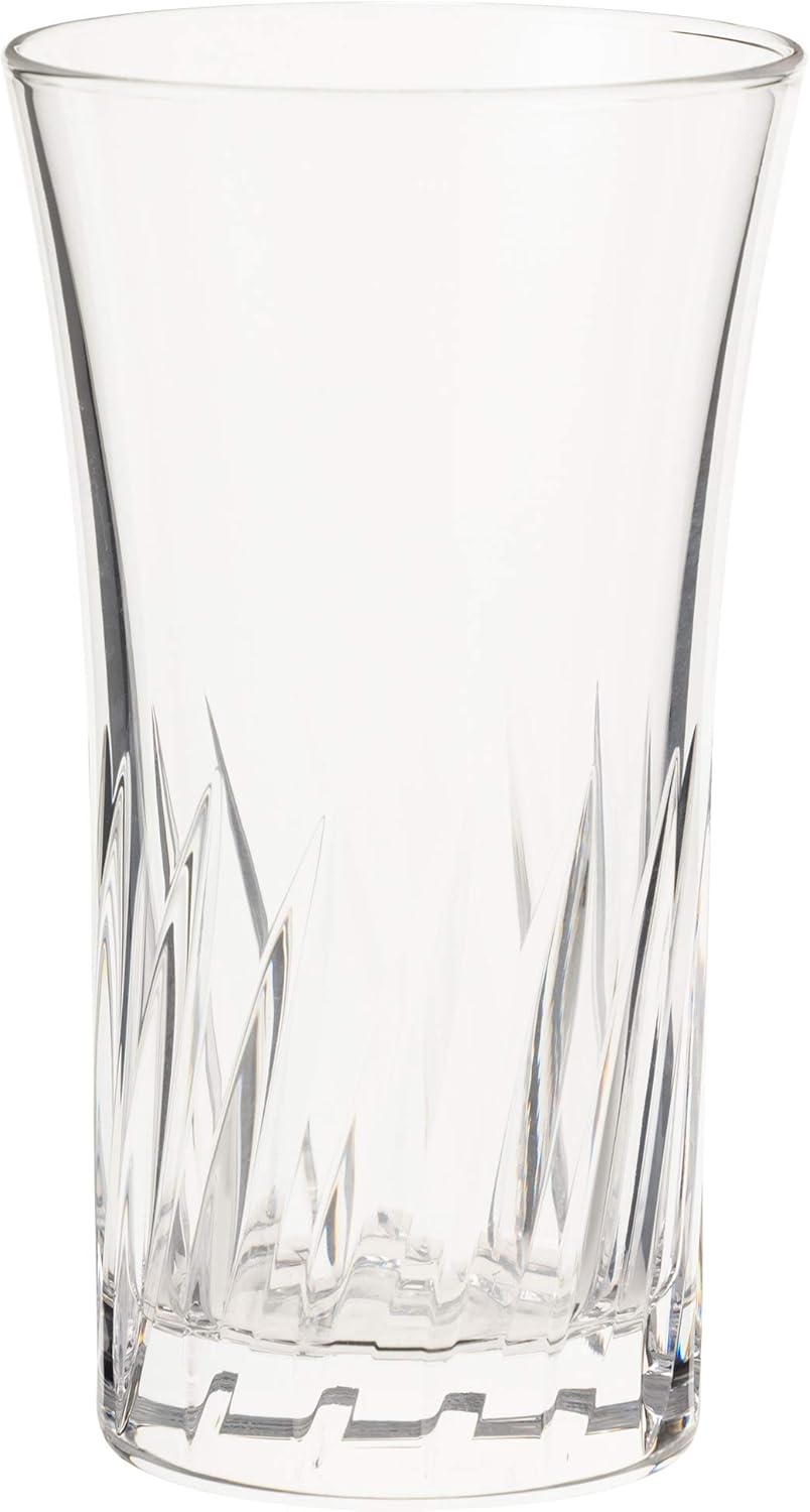 Toyo Sasaki Glass B-30106-C702 Beer Glass, Feather Cut, Bite Beer, Made in Japan, Dishwasher Safe, Sold by Case, Approx. 4.2 fl oz (125 ml), Pack of 60, Clear