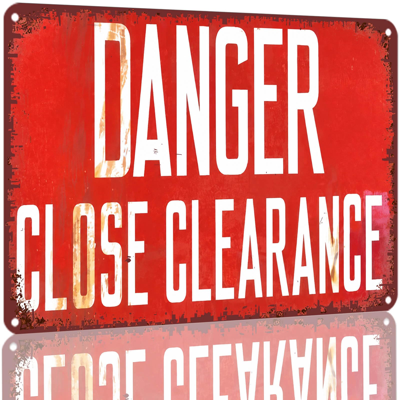 Kwqdozf As Pic Danger Close Clearance Metal Tin Sign 8X12 Inch Aluminum Retro Vintage Wall