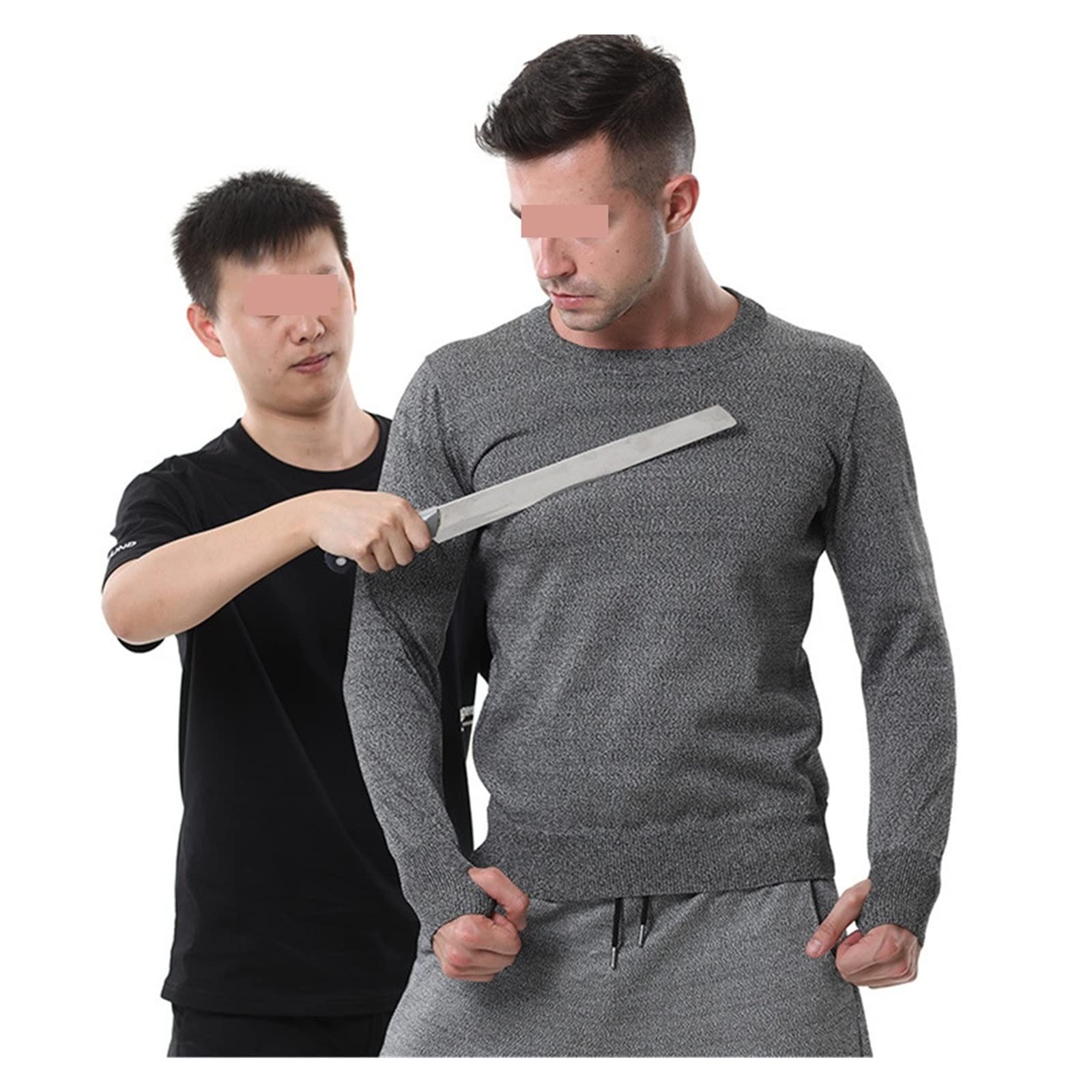Autodefensa Anti-puñalada Anti corte ropa cuchilla camisetas tácticas hombres resistente a las puñaladas camisa de guardaespaldas policía negocios Tops Alta resistencia(Small)