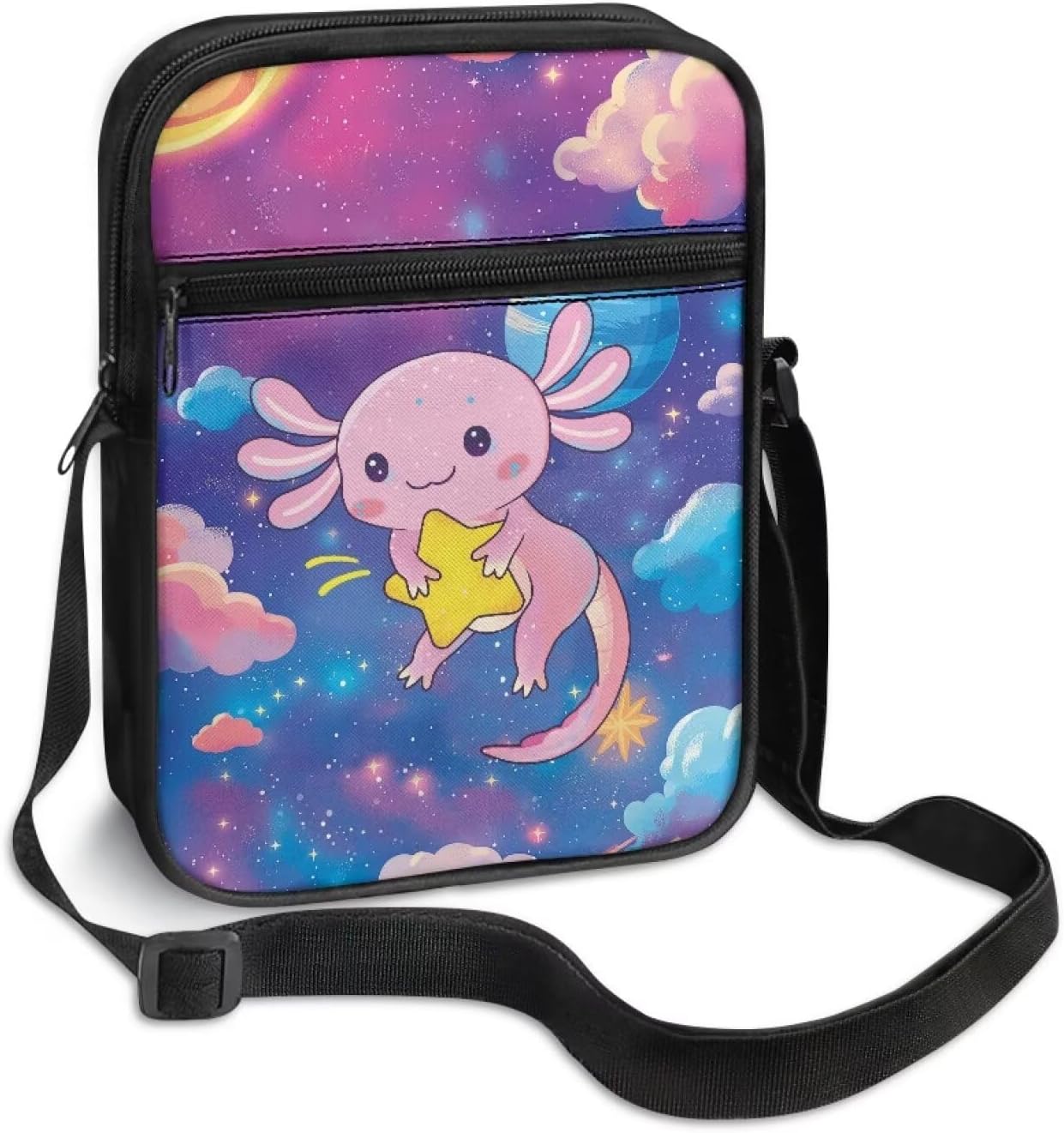 CLOHOMIN Messenger Bag for Women Small Crossbody Bag Men Sling Bag Key Glasses Credit Cards Organisers Holiday Gifts