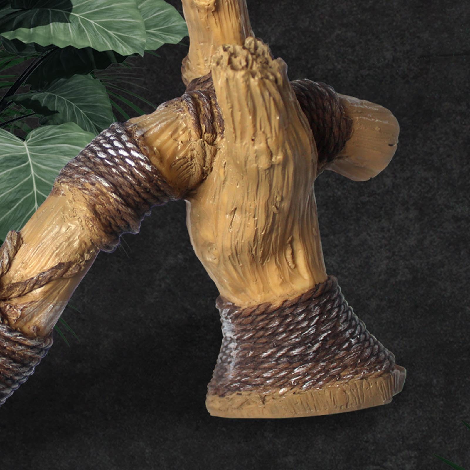Rama trepadora de reptiles, decoración de tanque de resina para reptiles, accesorios de rama de árbol para acuarios, ideal para arañas y otras mascotas trepadoras, potenciador natural del hábitat