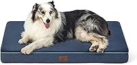 Vista 49 de Bedsure Cama de espuma viscoelástica para perros extragrandes, camas ortopédicas XL para mascotas con funda extraíble lavable y parte inferior