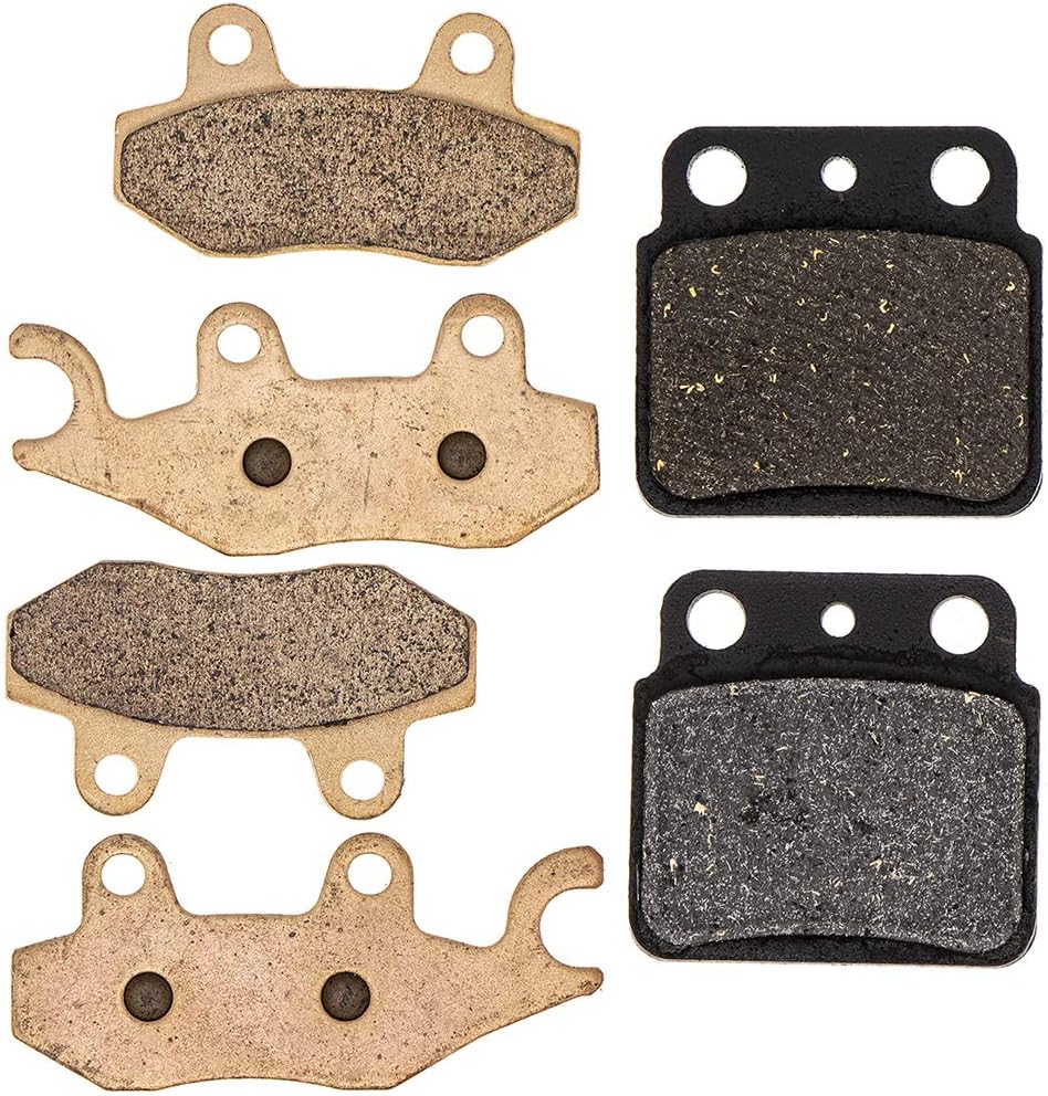NICHE Brake Pad Kit for Suzuki Quadracer 450 69100-01810 59100-09870 59100-09860 Front Rear Ceramic