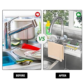 キッチンシンク吸引ホルダー 吸引カップスポンジホルダー 半円　アーチ丸型 Amazon｜Yazoni 2イン1 スポンジホルダー キッチンシンク用 吸盤