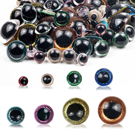 80 Pieces 1024mm Safety Eyes for Amigurumi,Eyes for Crafts