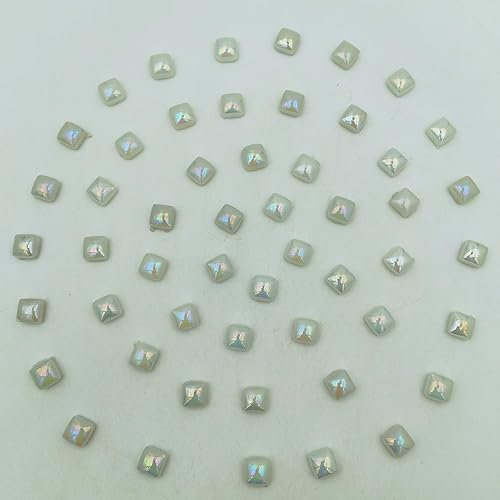 Miniatura 9 de Azulejos de piedra de mosaico de vidrio de 715 pulgadas, piezas de mosaico no transparentes de 1.1 libras para artes y manualidades, platos, marcos