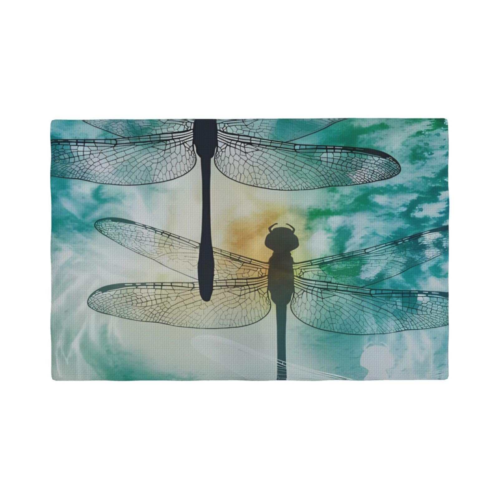 Set de table libellules pour repas chaleureux en terrasse