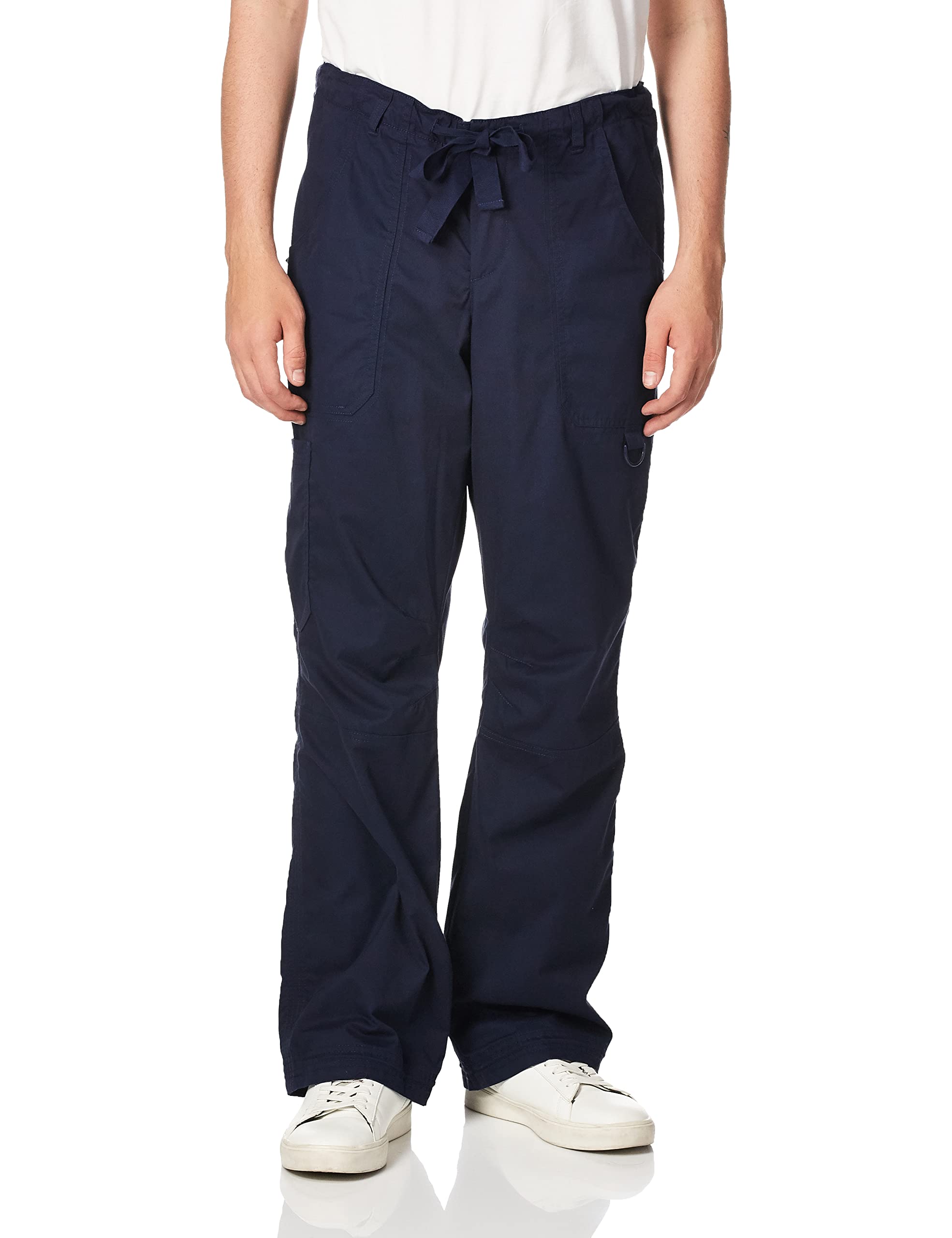 KOI James Elastic - Pantalones quirúrgicos para Hombre con Cremallera y cordón en la Cintura