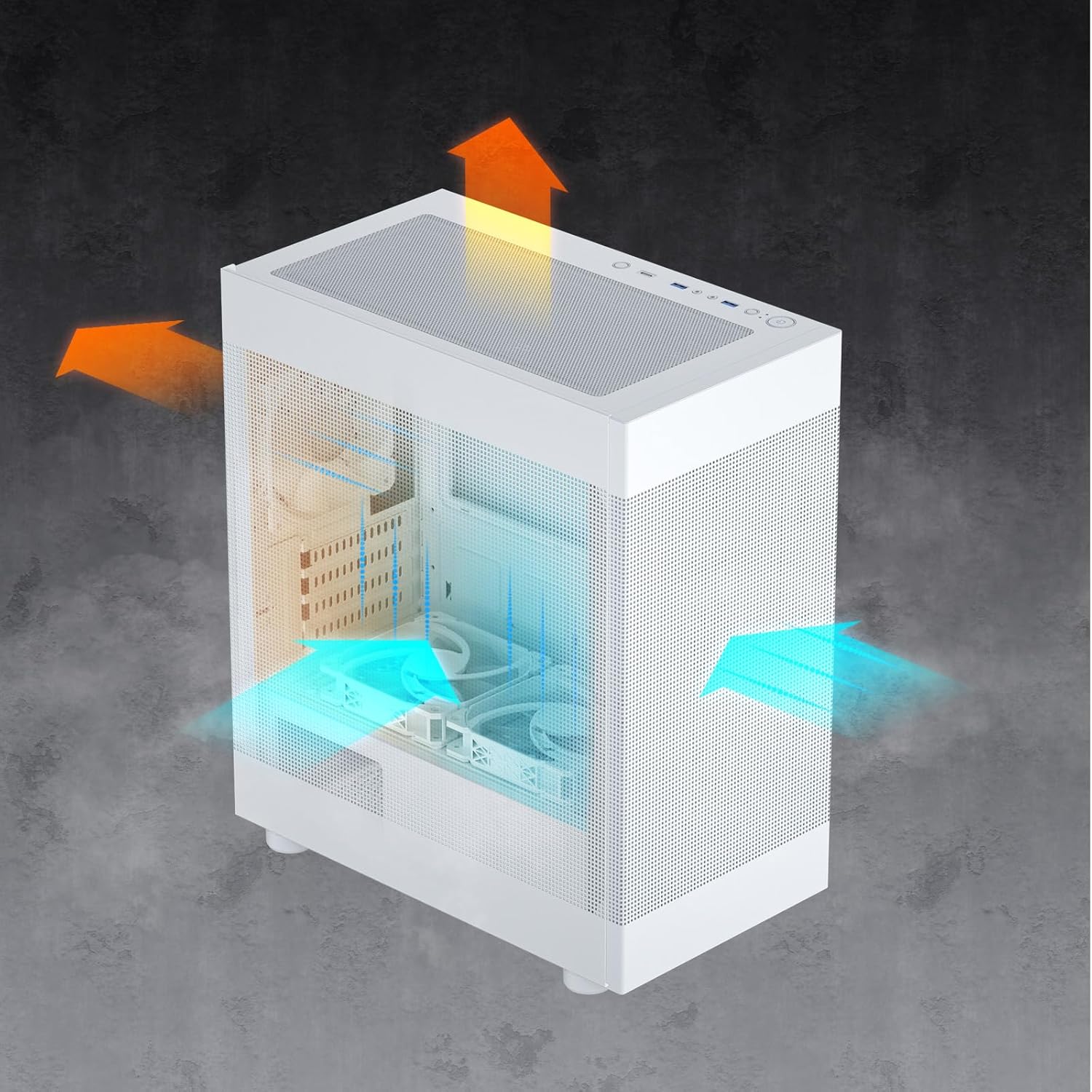 Airflow Diagram of MH200 Case