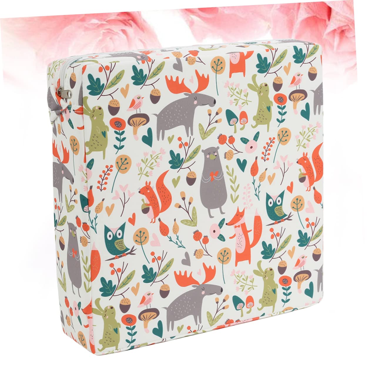 Cabilock Coussin Rehausseur de Chaise Enfant Étanche avec Sangles Réglables Coussin de Salle À Manger pour Bébé Confortable et Sécurisé 12.80X12.80X3.15In