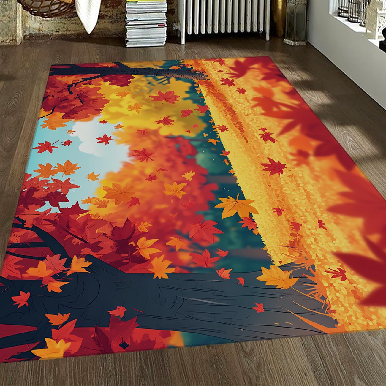 Tapis de chambre d'enfant antidérapant et mince pour sécuriser les jeux sur le sol du salon