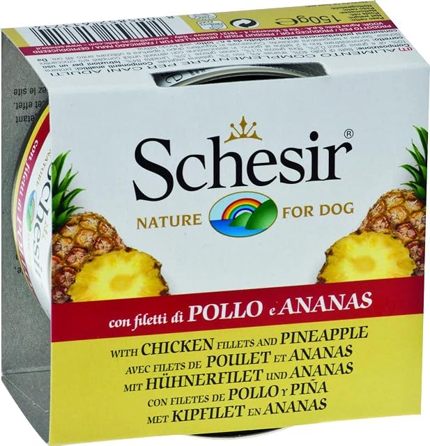 Foto 2 de 2 de Schesir Perro 150 gr Pollo con piña